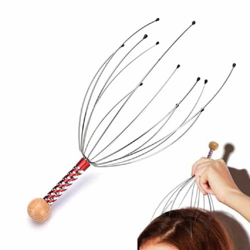 Head Scalp Massager Octopus Head Scratcher – Stress Relief Relaxation Tool