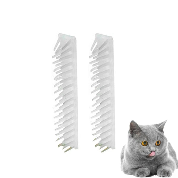 2 Pcs Cat Massager Corner Hair Scratcher Cats Pet Grooming Brush