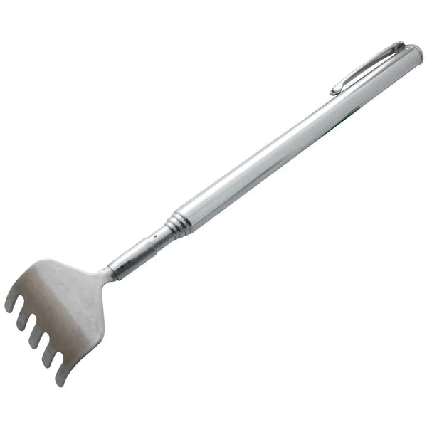 6 inch Stainless Steel Telescopic Back Scratcher Claw Massager for back