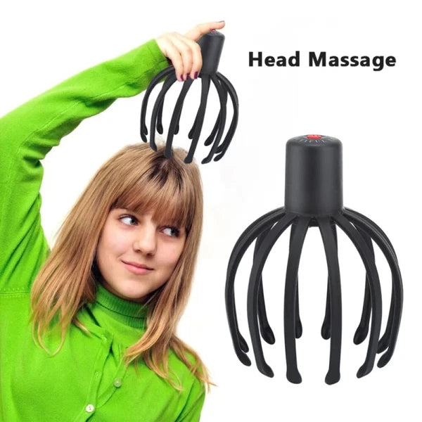 Octopus Claw Head Massager Scratcher Scalp Massage Relax Calm Stress Relief USB