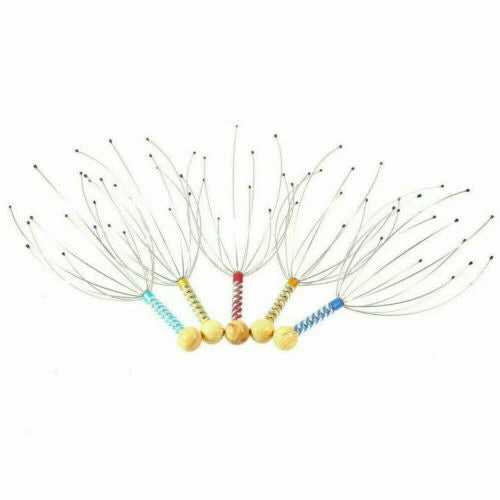 Hand Neck Scalp Head Therapeutic Massager Scratcher Octopus Free Shipping