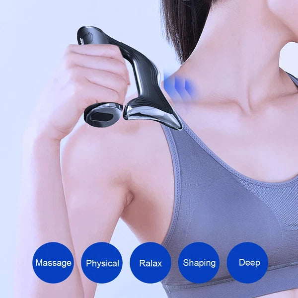 Electric Fascia Knife Vibration Body Massager Muscle Relaxation Lifting Blade
