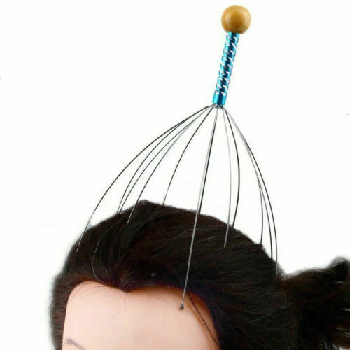 Hand Neck Scalp Head Therapeutic Massager Scratcher Octopus Free Shipping