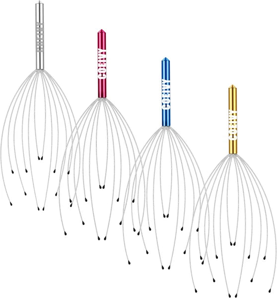 4 Pack Head Massager, Scalp Massager Relax Scratcher, Head Scratcher for Head Ma