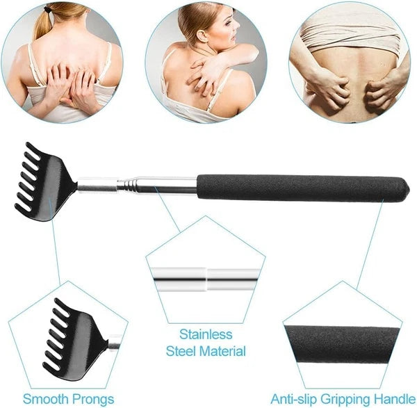 3x Premium Quality Portable Scratchers 20 Prongs Head for Deep Body Relaxation