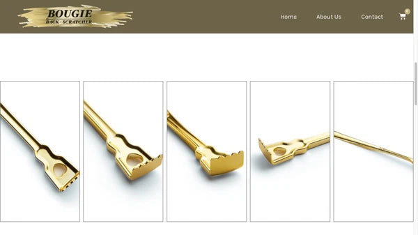 BACK SCRATCHER GOLD DIPPED 17.5"  BRAND NEW!