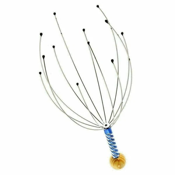 2 x Head Massager Metal Scalp Neck Body Natural Relax Pain Relief Scratcher New