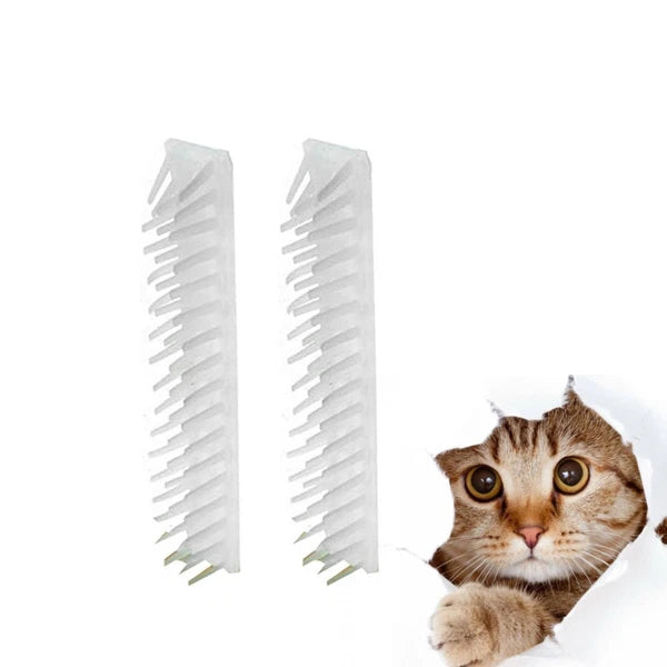 2 Pcs Cat Massager Cats Pet Grooming Brush Corner Hair Scratcher