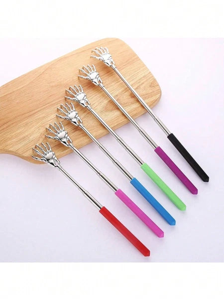 Extendable Back Scratcher Metal Telescopic Eagle Claw Portable Black Massager UK