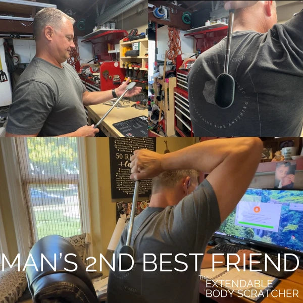 The Extendable Body Scratcher-2 Sided Telescopic Back Scratcher-Feels Amazing!