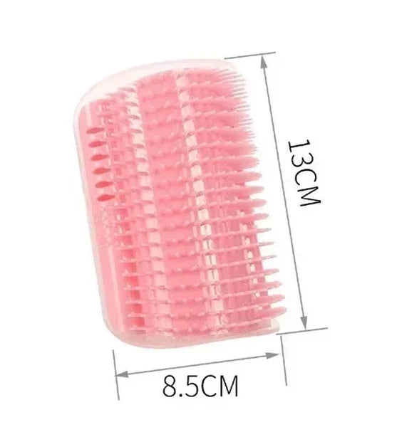 Cat Corner Brush Comb Massager for Cat Arch Plastic Scratcher Remove Hair Comb G