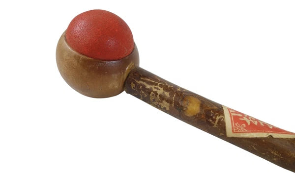 Vintage Japanese Bamboo Back Scratcher Massage Tool Souvenir Showa Era 15.8"