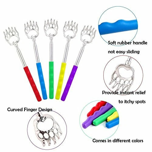 Back Scratcher Ohuhu 8 Pack Extendable Telescopic Bear Claw Back Massager